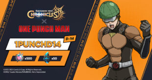 Коллаборация аниме «One Punch Man» будет в Chronicles 27 апреля.